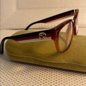 Gucci Havana Optical Frames with New Case, Soft Case and Cloth GG02780A 007